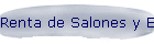 Renta de Salones y Eventos Especiales
